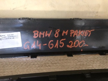 BMW 8 G14 G15 M-PACK 51128075246 ДИФФУЗОР СПОЙЛЕР ЗАДНИЙ БАМПЕР СПОЙЛЕР