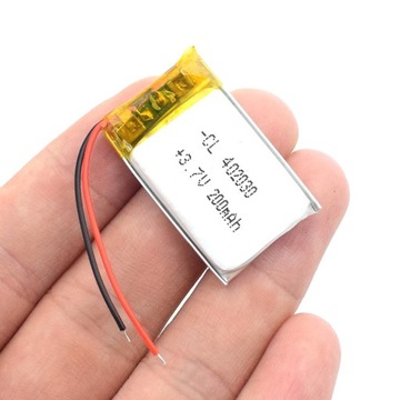 Аккумулятор Li-Poly 200 мАч 3,7 В 402030