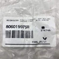 фото thumb №16, Nowa оригинальный номер замок зажигания ключи вкладыши renault trafic iii kangoo iii master iii