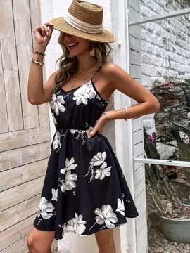 ПЛАТЬЕ SHEIN НА бретелях, ЦВЕТОЧНЫЙ УЗОР L794K71