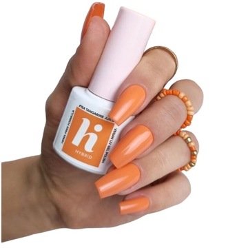HI HYBRID #154 Гибридный лак для ногтей с мандариновым соком, 5 мл