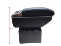 фото thumb №11, Підлокітник кришка універсальний ze бардачок чорний кронштейн na напої