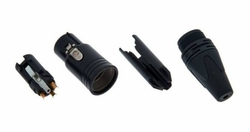 Neutrik NC3FXX-B гнездовой микрофонный разъем XLR