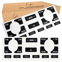 фото thumb №1, Наклейки набор ремонтный кнопки панель радио audi a4 b6 b7 a6 a2 a3
