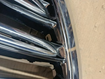 фото thumb №14, Mercedes s-klasa w222 a222 рестайлінг решітка решітка радіатора перед хром pod радар amg
