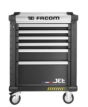JET.6NM3AS - WÓZEK JET, 6 SZUFLAD, 3 MODUŁY NA SZUFLADĘ, GAMA BEZPIECZNA