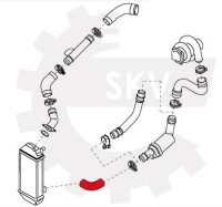 фото thumb №3, Шланг труба інтеркулер skoda roomster 1.4tdi