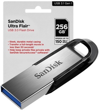 SanDisk Ultra Flair, 256 ГБ