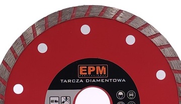 Tarcza do Cięcia Płytek 250mm Diamentowa TURBO Betonu Cegły Granitu Gresu