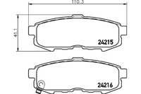 фото thumb №1, Mintex тормозные колодки тормозные mazda mpv ii 2.0 di lw