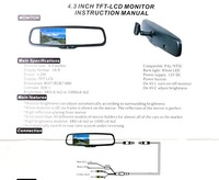 фото thumb №7, Зеркало дисплей камеры камера заднего вида nowe