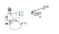 фото thumb №8, Bmw 7 e32 правое kierownica-światło парковочные 63131378822 oem