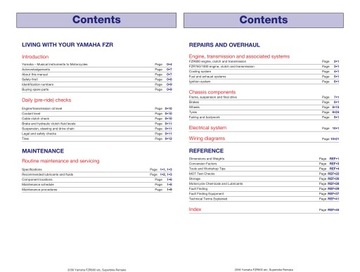 YAMAHA FZR750 (1987 - 1988) КОМПОНЕНТНЫЙ РЕМОНТ