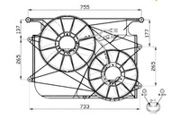 фото thumb №2, Вентилятор радіатора chevrolet captiva 06- nrf