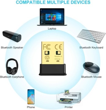 USB-адаптер Bluetooth 5.0 + EDR для компьютера