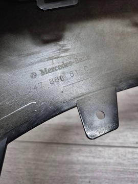 фото thumb №10, 12652. mercedes gla накладка спойлер бампер перед a2478808103