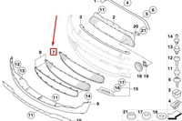 фото thumb №8, Mini cooper s r56 jcw передний бампер нижняя решётка 2751286 новый оригинальный