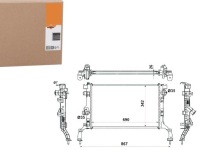 Купить Nrf радиатор renault воды laguna 1,5dci 2,0dci 07, фото thumb