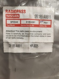 фото thumb №13, Nissan micra k12 03- радіо повний програвач cd сірі 7642346318 оригінальний номер