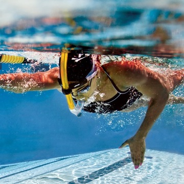 Трубка FINIS Swimmers Senior, желтая