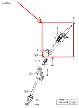 фото thumb №8, Колонка рулевая kia carnival 2001-2005