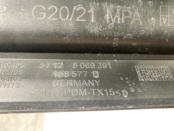 фото thumb №15, Диффузор спойлер бампера зад задний bmw 3 g20 g21 м-пакет