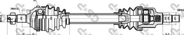 фото thumb №2, 210021 gsp полуось приводная citr/berlingo l abs