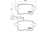 фото thumb №1, Brembo гальмівні колодки гальмівні alfa romeo giulietta 10- t