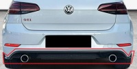 фото thumb №16, Vw golf 7 vii hb gti рестайлінг 2016-2019 спойлер накладка бампера зад 5g6 oem номер