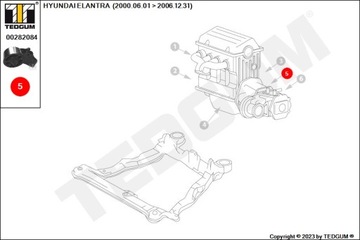 фото thumb №10, Tedgum 00282084 держатель, подвешивание двигателя