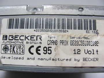 фото thumb №8, Радіопрогравач mercedes porsche becker grand prix be2235