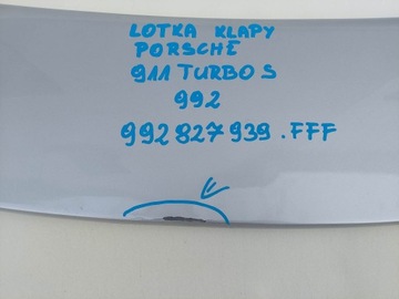 фото thumb №5, Porsche 911 turbo s 992 спойлер спойлер крышки зад