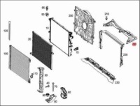 фото thumb №10, Mercedes benz glc x253 upper air inlet воздуховод a2535001100