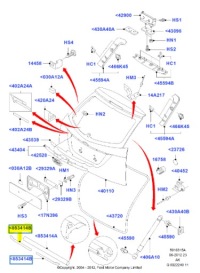 Лента - декоративная левая, порог багажника ford focus оригинальный номер 1127276 Недорого, фото thumb