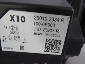 фото thumb №7, Лампа перед права renault zoe рестайлінг 260102384r