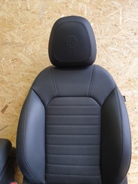 фото thumb №11, Alfa romeo stelvio сидіння заднє сидіння обшивки pół шкіра europa