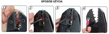ZACISKARKA KONEKTORÓW ŚCIĄGACZ IZOLACJI SZCZYPCE
