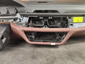 фото thumb №12, Bmw 7 g11 g12 оригінальна панель роздавальна консоль шкіра nappa hud amarone