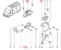 фото thumb №5, Renault master iii 2.3dci подушка двигателя kpl org