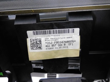 фото thumb №16, Audi a6 4g c7 панель консоль air bag оригінал сірий