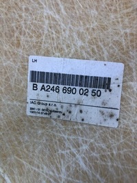 фото thumb №9, Mercedes w246 стеля czarna панорама a2466900250