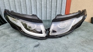 фото thumb №5, Evoque 15 16 19 рестайлінг бампер перед капот лампи led