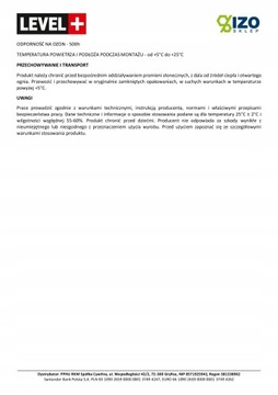 Mankiet Uszczelniający 120mmØ10 Hydro 100szt G03SE