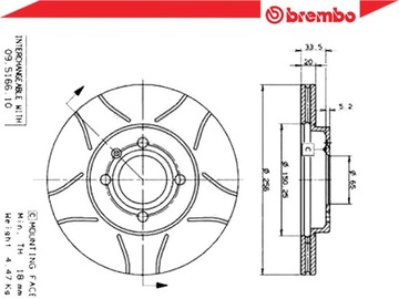 фото thumb №2, Диски тормозные 2szt seat ibiza ii 2.0 i 6k1