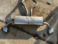Труба выхлопная выхлоп гаситель bmw x5 f15 x6 f16 3.0 d m-pakiet Оригинал, фото thumb