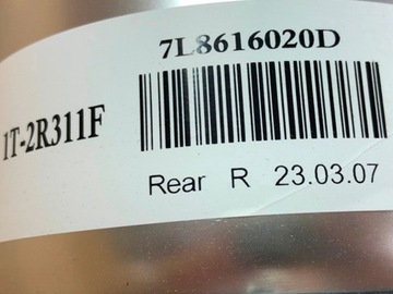 фото thumb №14, Амортизатор повітряна подушка правий зад 7l8616020d do vw touareg porsche cayenne 9pa