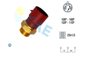 фото thumb №2, Termowyłącznik вентилятора радиатор opel astra f astra f classic