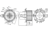 фото thumb №2, Nissens 87180 вентилятор внутрішній
