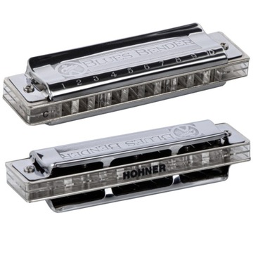 Blues Bender G-Dur - Harmonijka ustna diatoniczna grzebień Clear ABS Hohner