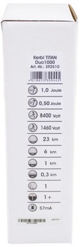 Универсальный блок питания для электрической овчарки 12В/230В Kerbl Titan Duo 1000 1J